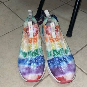 Tie dyed shoes
